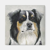 Australian Shepherd Dog Art Magnet (Vorne)