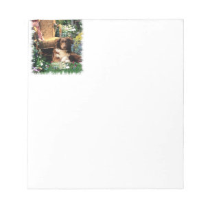 Australian Shepherd Dog Art Notizblock