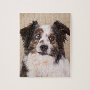Australian Shepherd Dog Art Puzzle