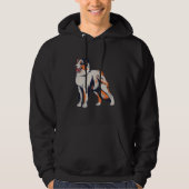 Australian Shepherd Dog Aussie Farm Dog Hoodie (Vorderseite)
