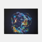 Australian Shepherd dog - Aussie Fußmatte (Vorderseite)