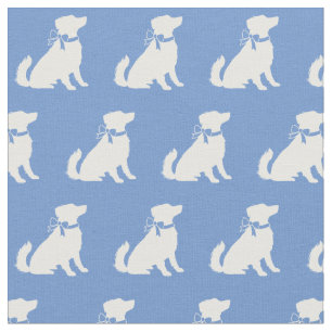 Australian Shepherd Dog Aussie Pet Light Blue Stoff