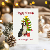 Australian Shepherd Dog Christmas Feiertagskarte