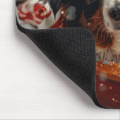 Australian Shepherd Dog Christmas Festive Mousepad (Ecke)