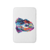 Australian Shepherd Dog Colorful Badematte (Vorderseite Vertikal)