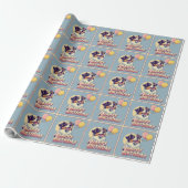 Australian Shepherd Dog Colorful Geschenkpapier (Ungerollt)