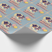 Australian Shepherd Dog Colorful Geschenkpapier (Ecke)