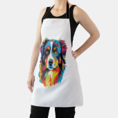 Australian Shepherd Dog Colorful Schürze (InSitu)