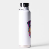 Australian Shepherd Dog Colorful Trinkflasche (Rechts)