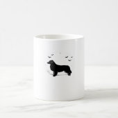 Australian Shepherd Dog � Halloween Moon Silhouett Kaffeetasse (Mittel)