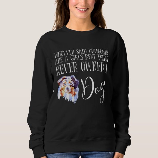 Australian Shepherd Dog Love Miniature Love My Au Sweatshirt (Vorderseite)
