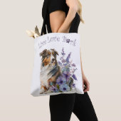 Australian Shepherd Dog Mama Floral Tasche (Von Nahem)