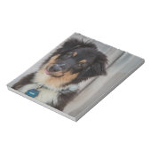 Australian Shepherd Dog Notizblock (Rotiert)