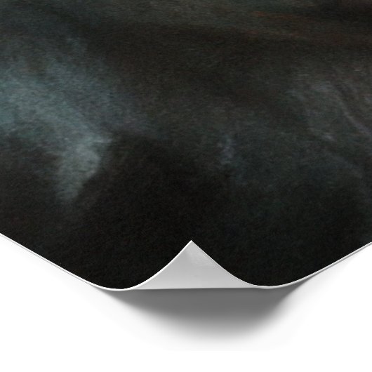 Australian Shepherd - Dog Portrait Poster (Ecke)