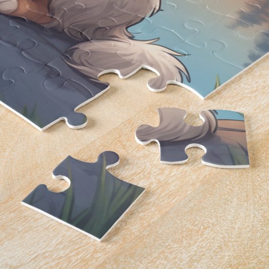 Australian Shepherd dog Puzzle (Seite)