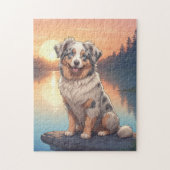 Australian Shepherd dog Puzzle (Vertikal)