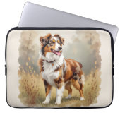 Australian Shepherd Dog Red Merle Aussie Laptopschutzhülle (Vorderseite)