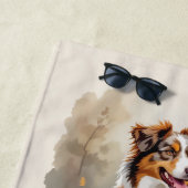 Australian Shepherd Dog Red Merle Aussie Strandtuch (Beispiel)