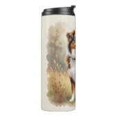 Australian Shepherd Dog Red Merle Aussie Thermosbecher (Nach links gedreht)