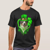 Australian Shepherd Dog St Patricks Day Lover Iris T-Shirt (Vorderseite)