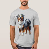 Australian Shepherd Dog T-Shirt (Vorderseite)