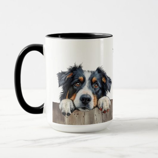 Australian Shepherd Dog Tasse (Links)