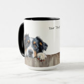 Australian Shepherd Dog Tasse (Vorderseite Links)