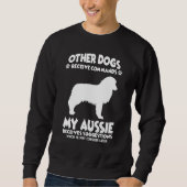 Australian Shepherd Dog Training Dogs Sweatshirt (Vorderseite)