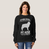 Australian Shepherd Dog Training Dogs Sweatshirt (Vorne ganz)