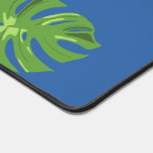 Australian Shepherd Dog Tropical Blätter Schreibtischunterlage (Ecke)