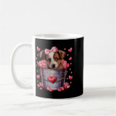 Australian Shepherd Dog Valentines Puppy Love Hear Kaffeetasse (Links)