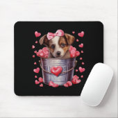 Australian Shepherd Dog Valentines Puppy Love Hear Mousepad (Mit Mouse)