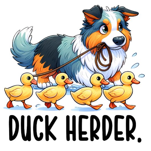 Australian Shepherd Duck Herder T-Shirt
