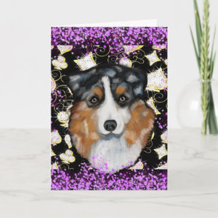 AUSTRALIAN SHEPHERD FEIERTAGSKARTE
