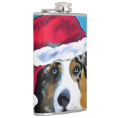 Australian Shepherd Flachmann (Rechts)