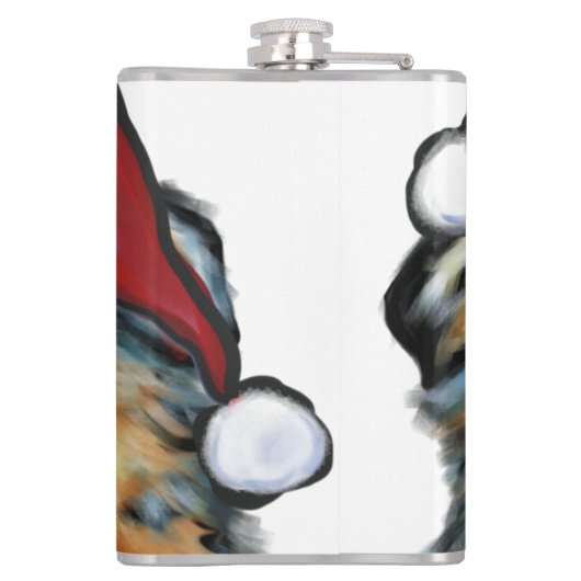 Australian Shepherd Flachmann (Rückseite)