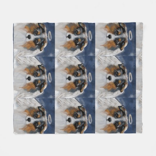 Australian Shepherd Fleecedecke (Vorderseite (Horizontal))