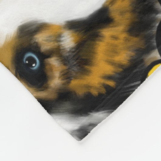 AUSTRALIAN SHEPHERD FLEECEDECKE (Ecke)