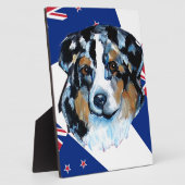 AUSTRALIAN SHEPHERD FOTOPLATTE (Seite)