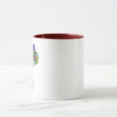 Australian Shepherd Frohe Weihnachts Winter Tasse (Zentrum)