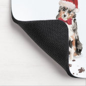 Australian Shepherd Funny Christmas Dog with Tree Mousepad (Ecke)