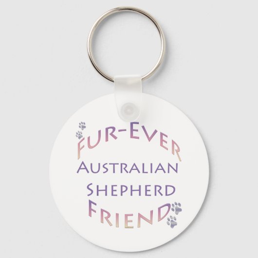 Australian Shepherd Furever Schlüsselanhänger (Vorderseite)