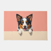 Australian Shepherd Fußmatte Kunst (Vorderseite)