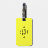 Australian Shepherd Gepäckanhänger (Rückseite vertikal)