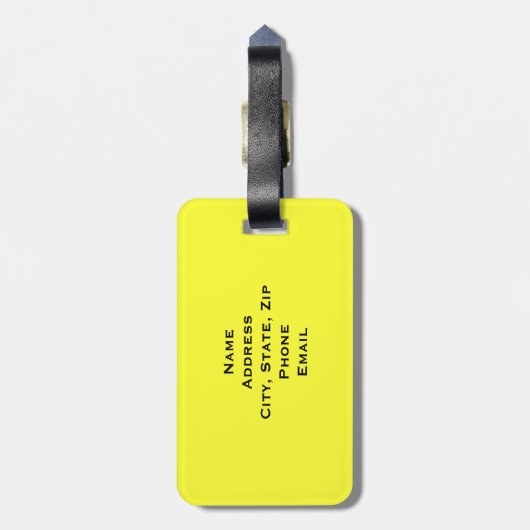 Australian Shepherd Gepäckanhänger (Rückseite vertikal)