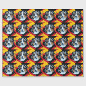 AUSTRALIAN SHEPHERD GESCHENKPAPIER (Flach)