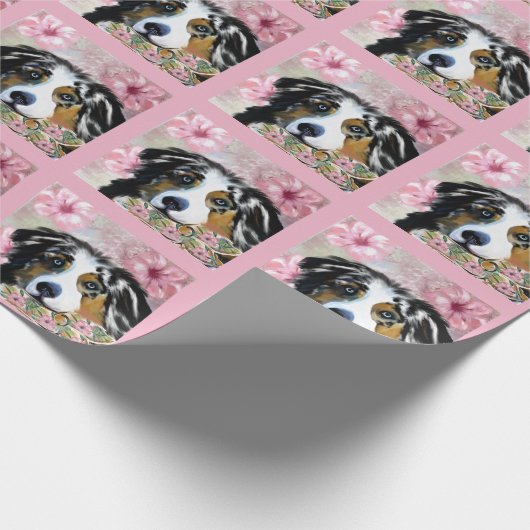 AUSTRALIAN SHEPHERD GESCHENKPAPIER (Ecke)