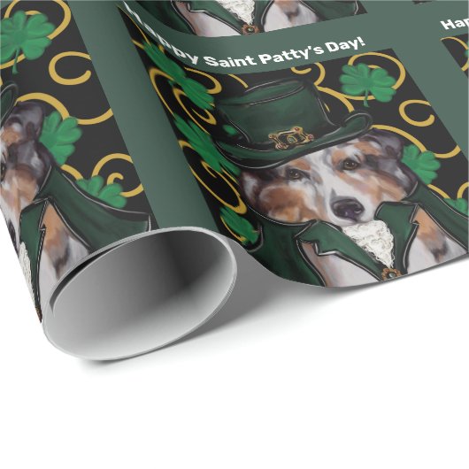 AUSTRALIAN SHEPHERD GESCHENKPAPIER (Rolleneckpunkt)
