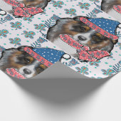 AUSTRALIAN SHEPHERD GESCHENKPAPIER (Ecke)