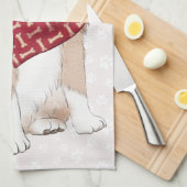 Australian Shepherd Geschirrtuch (Viertel Falte)